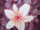 Lily Flower painting